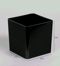 Load image into Gallery viewer, 5″ Design Plastic Cube
