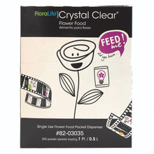 Load image into Gallery viewer, Floralife CRYSTAL CLEAR® Flower Food 300, 1pt/.5L Packet

