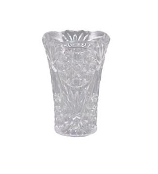 Clear Plastic Rose Vase