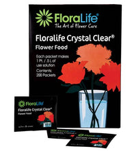 Load image into Gallery viewer, Floralife CRYSTAL CLEAR® Flower Food 300, 1pt/.5L Packet
