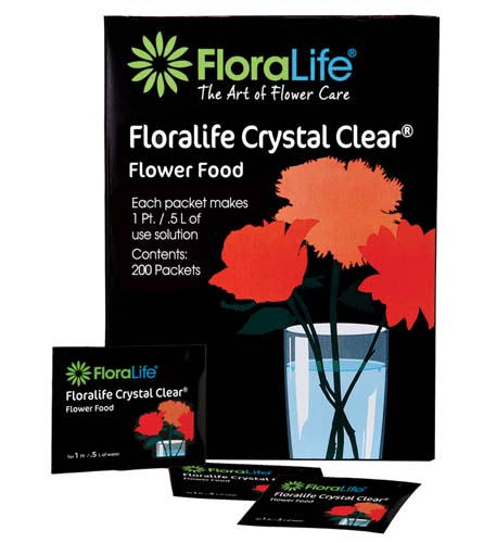 Floralife CRYSTAL CLEAR® Flower Food 300, 1pt/.5L Packet